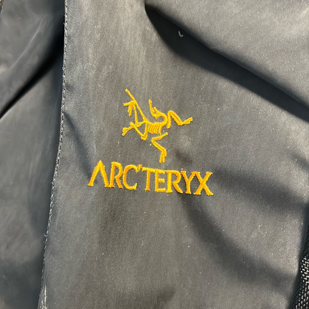 Arcteryx water resistant backpack